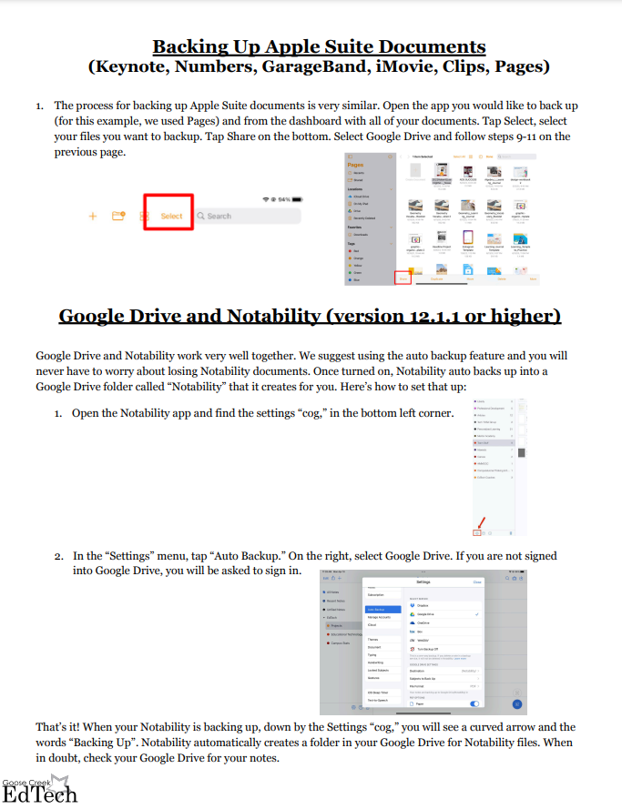 Backing Up iPad to Google Drive UPDATED 4-24-24 page 4